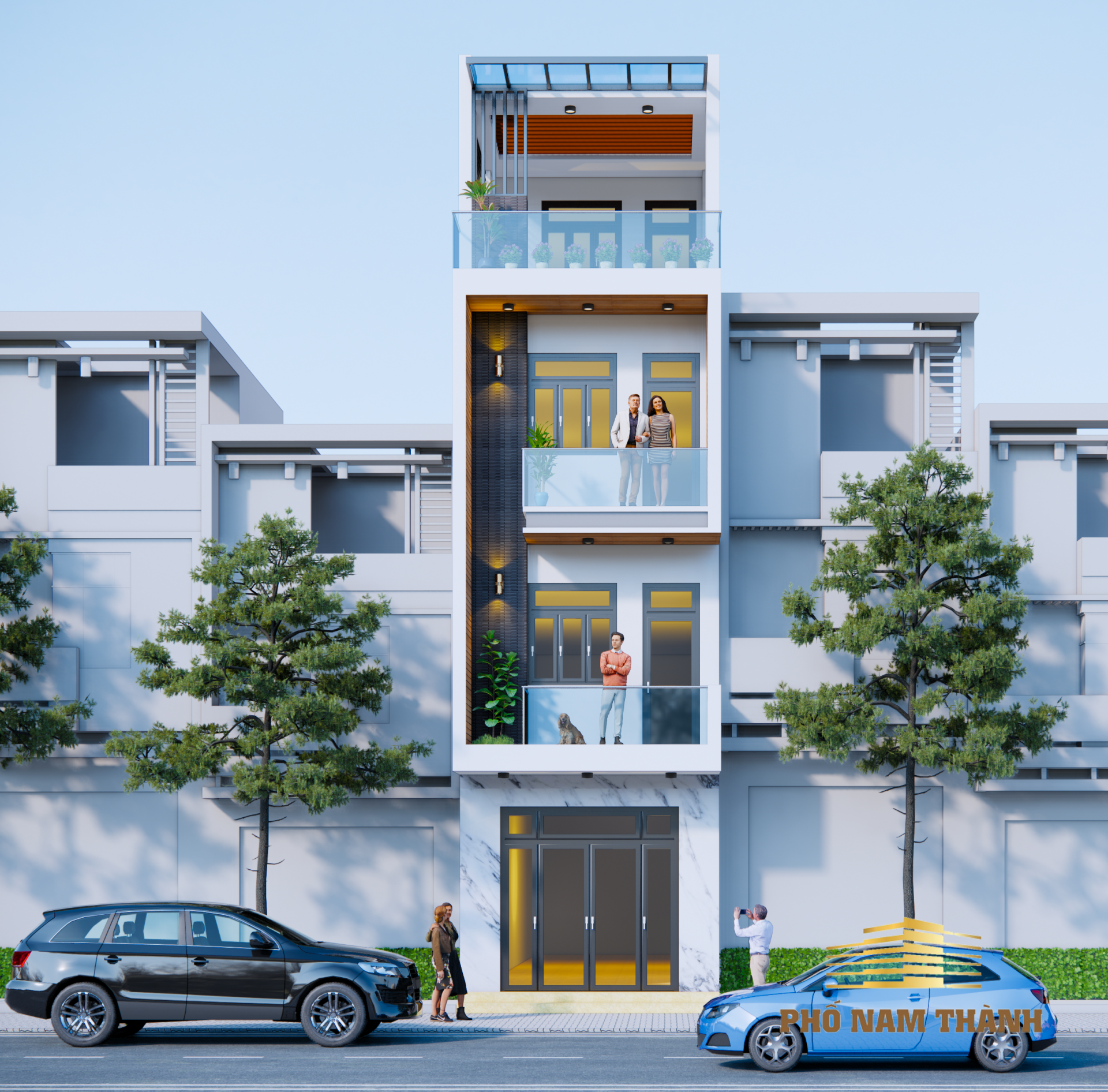nhà phố mặt tiền tinh tế