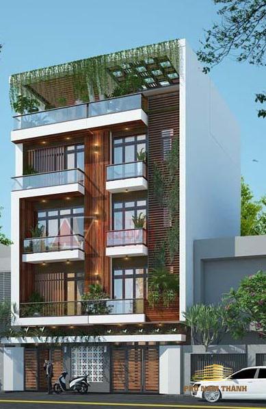 Thiết kế nhà 5 tầng 60m2 hiện đại tối ưu công năng ở Hà Nội PNT5254