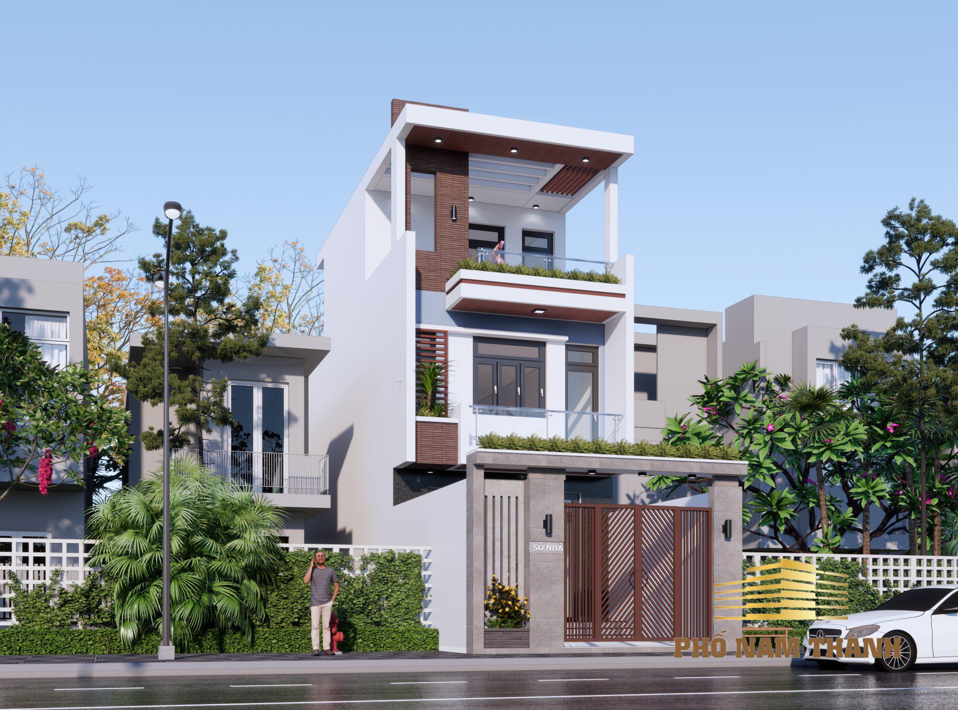 nhà phố hiện đại
